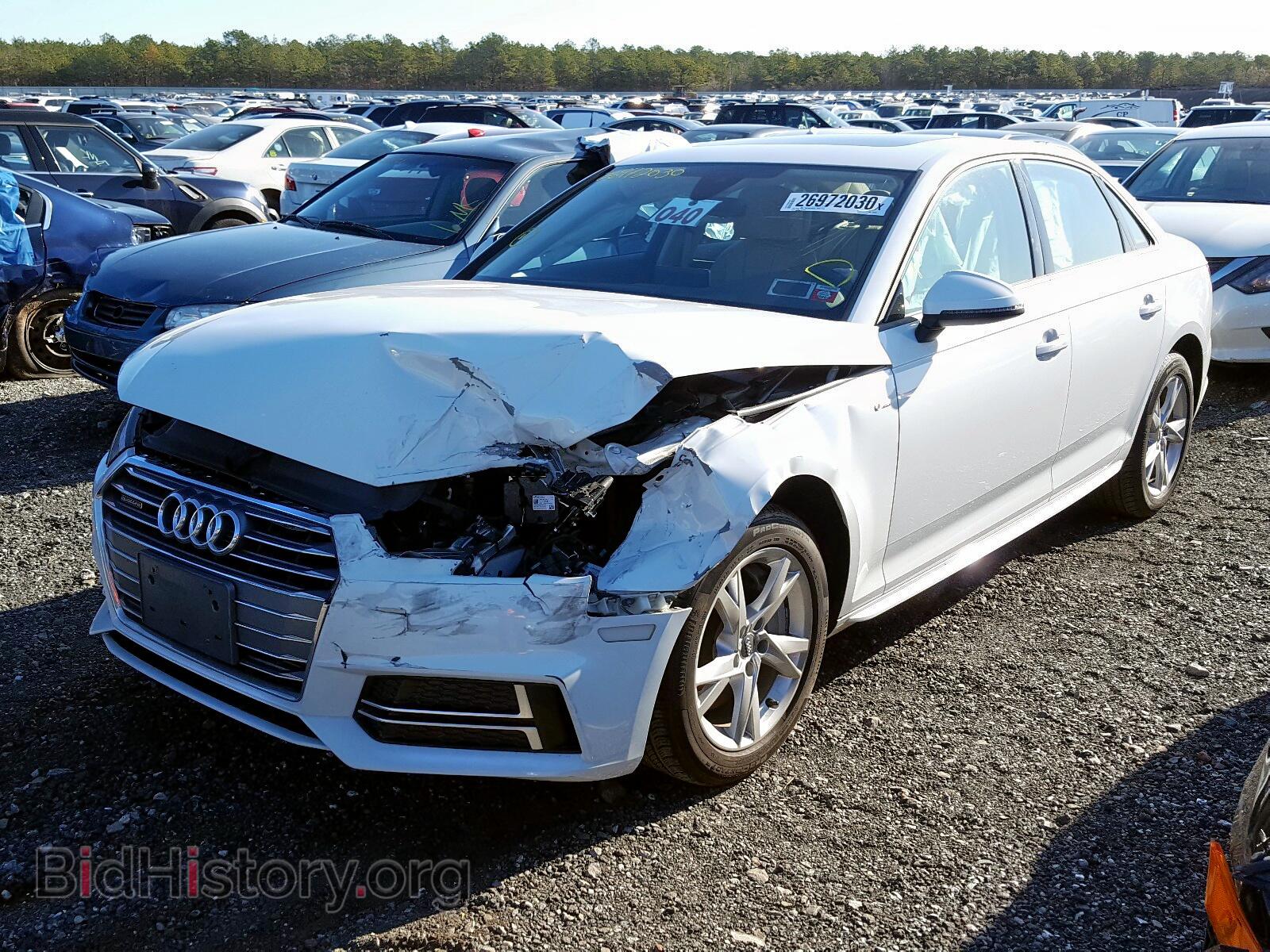 2018 AUDI A4 - VIN: WAUDNAF44JA209351 - Фото 2
