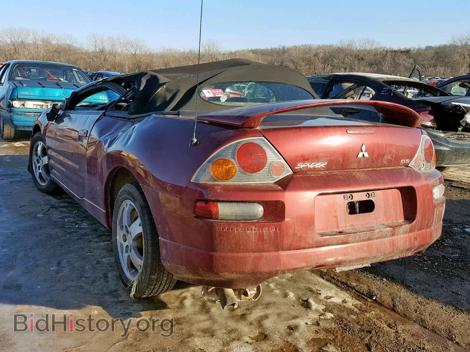 2003 MITSUBISHI ECLIPSE - VIN: 4A3AE45G03E051814 - Фото 3