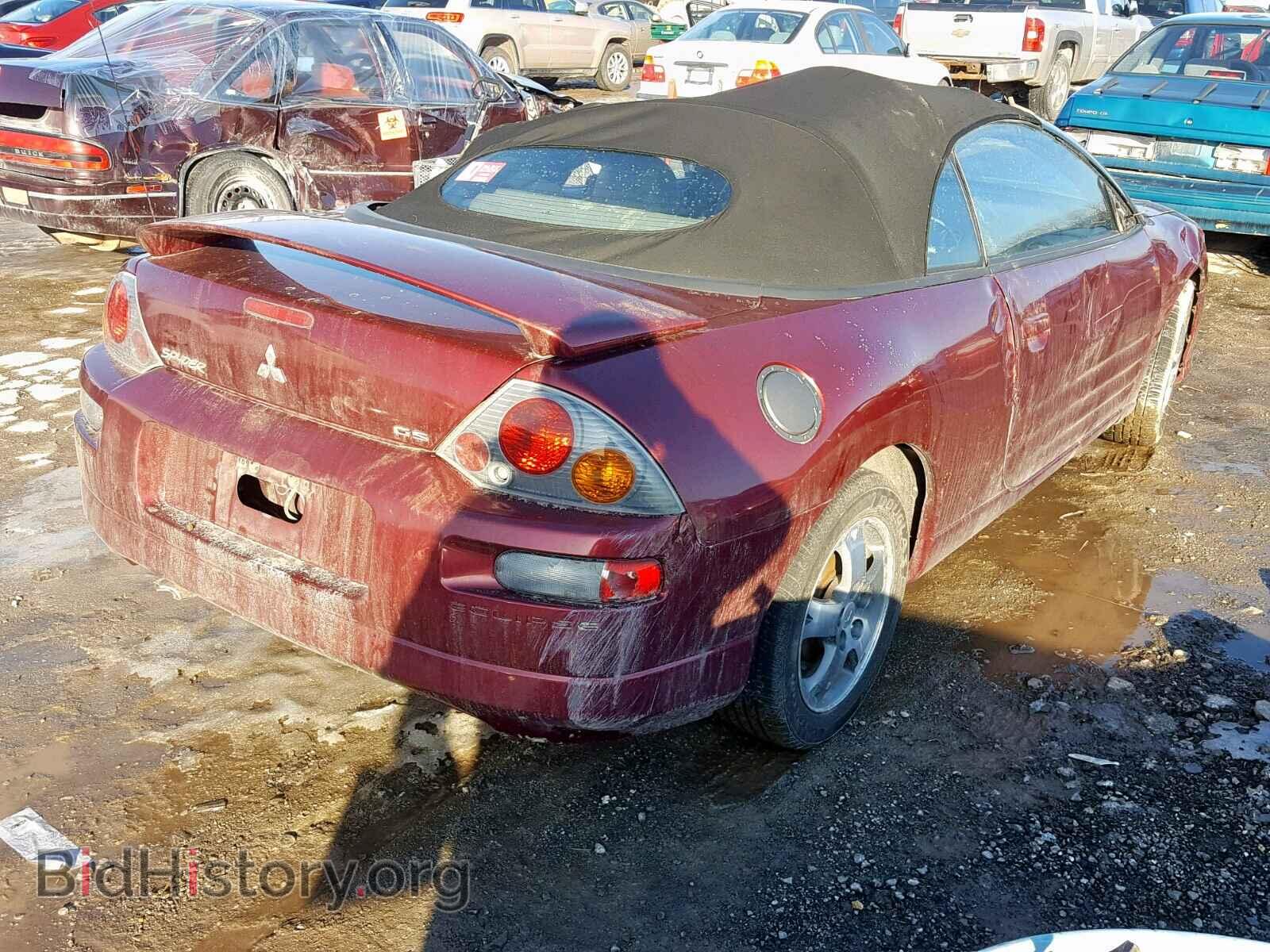 2003 MITSUBISHI ECLIPSE - VIN: 4A3AE45G03E051814 - Фото 4