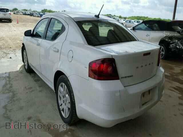 2014 DODGE AVENGER - VIN: 1C3CDZAB6EN235605 - Фото 3