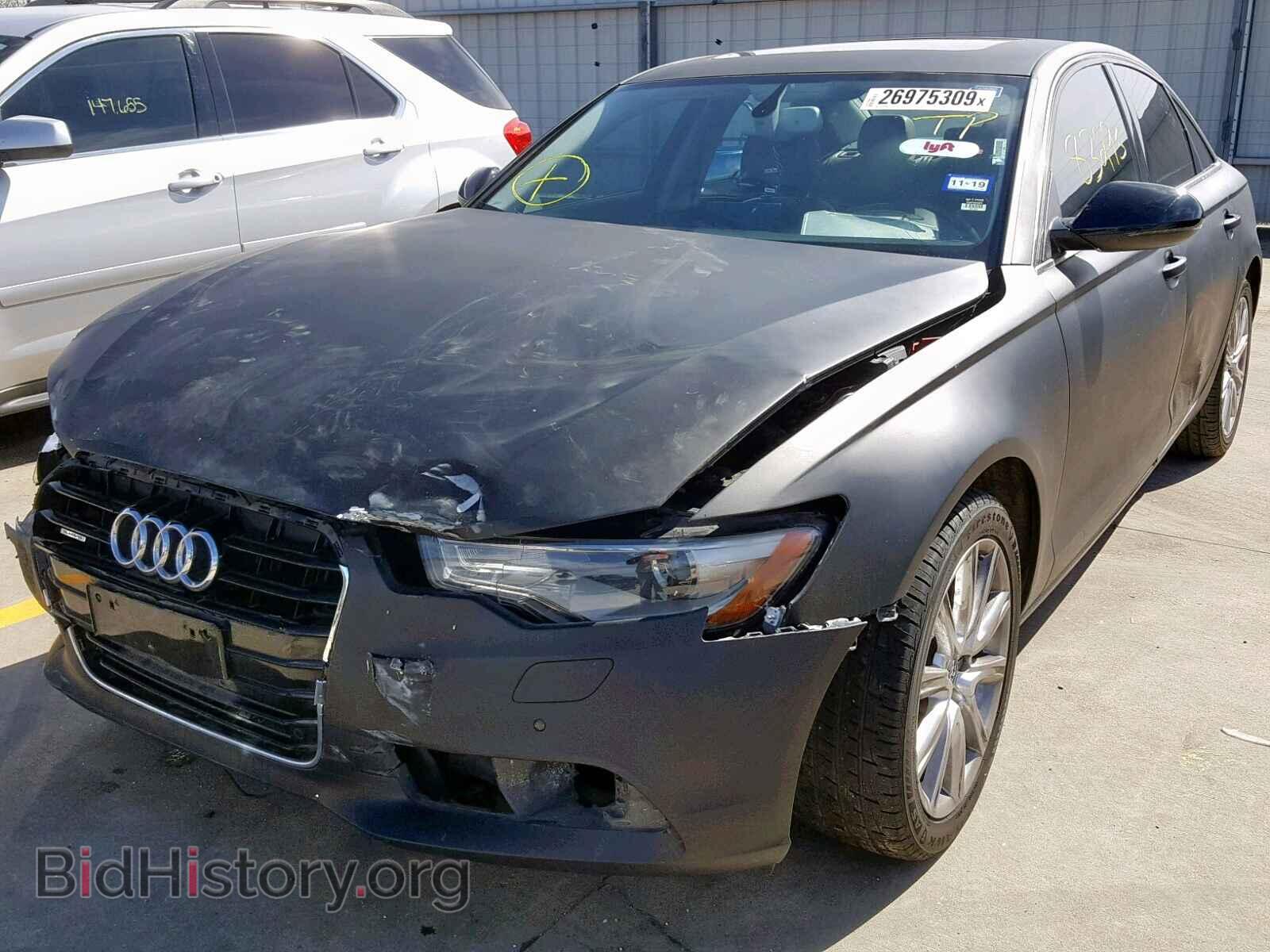 2013 AUDI A6 - VIN: WAUGFBFC7DN101861 - Фото 2