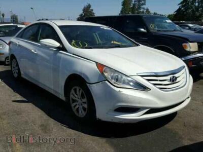 2012 Hyundai SONATA Sonata GLS, white — VIN 5NPEB4AC4CH313589, Copart