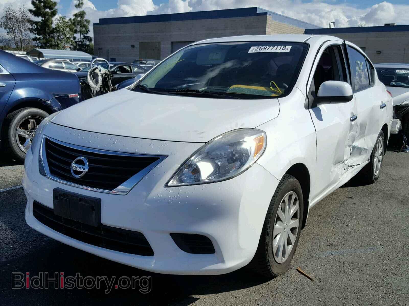 2012 NISSAN VERSA - VIN: 3N1CN7AP3CL883816 - Фото 2