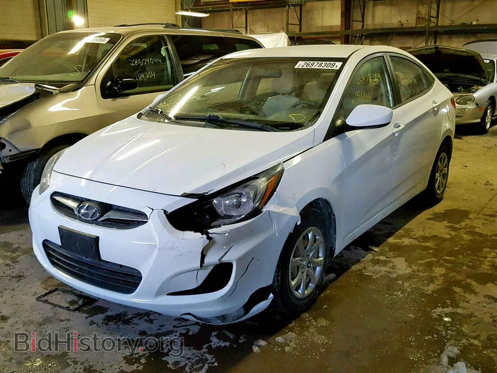 2012 HYUNDAI ACCENT - VIN: KMHCT4AEXCU184281 - Фото 2