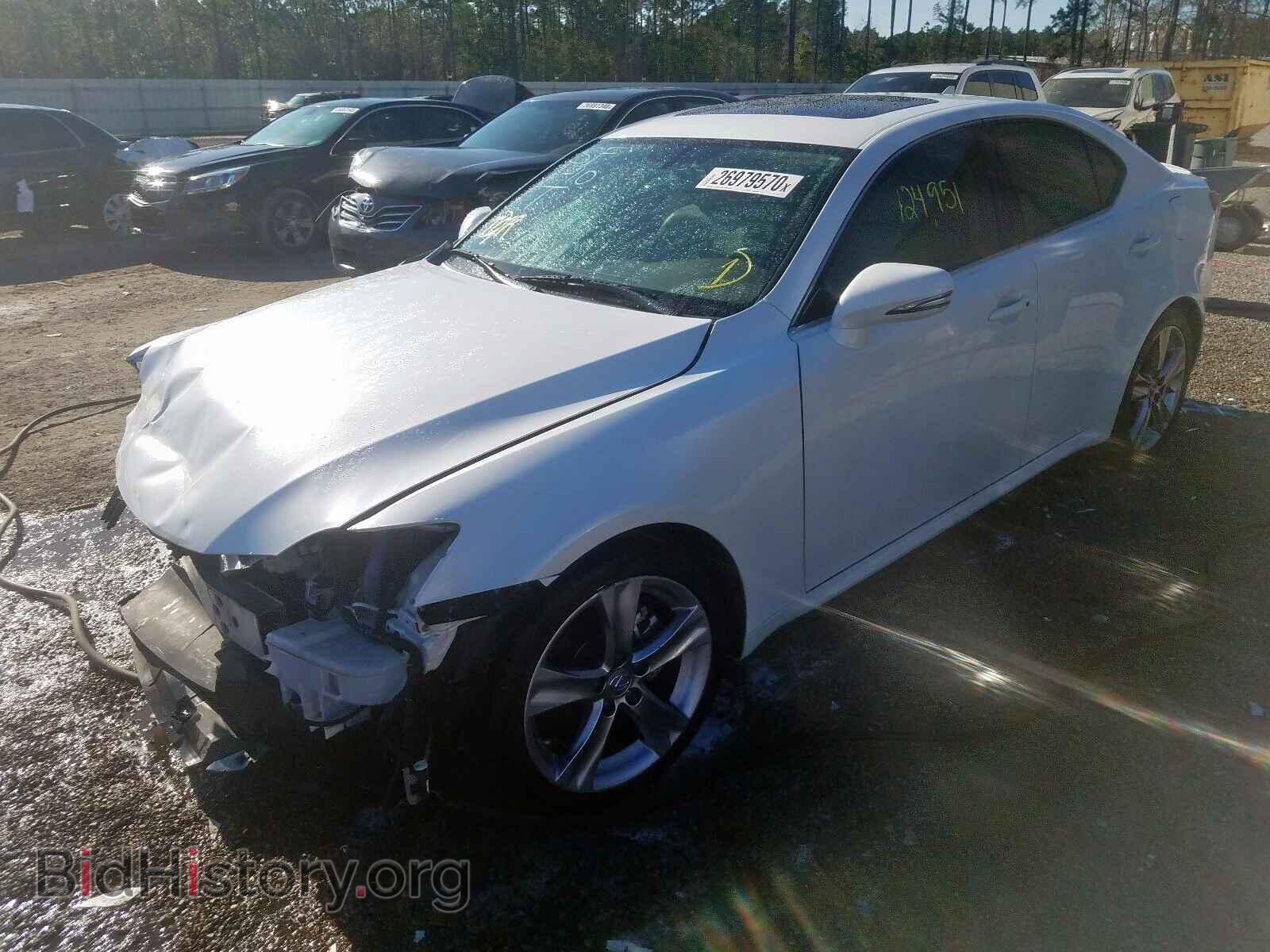2012 LEXUS IS - VIN: JTHBF5C25C2102337 - Фото 2