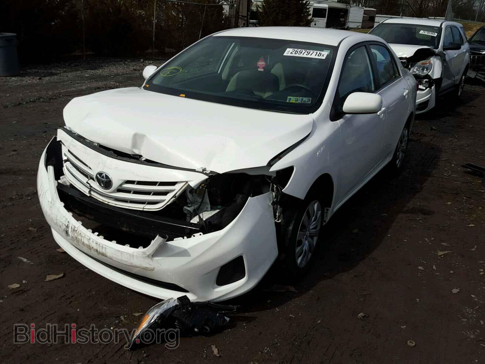 2013 TOYOTA COROLLA BA - VIN: 2T1BU4EE2DC966077 - Фото 2