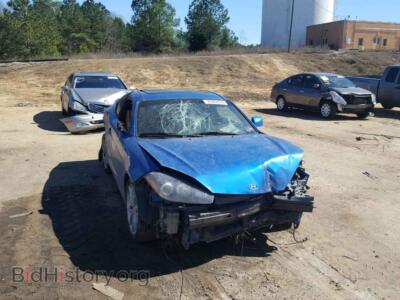 2007 Hyundai TIBURON Tiburon GT, blue — VIN KMHHN66F17U237078, Copart