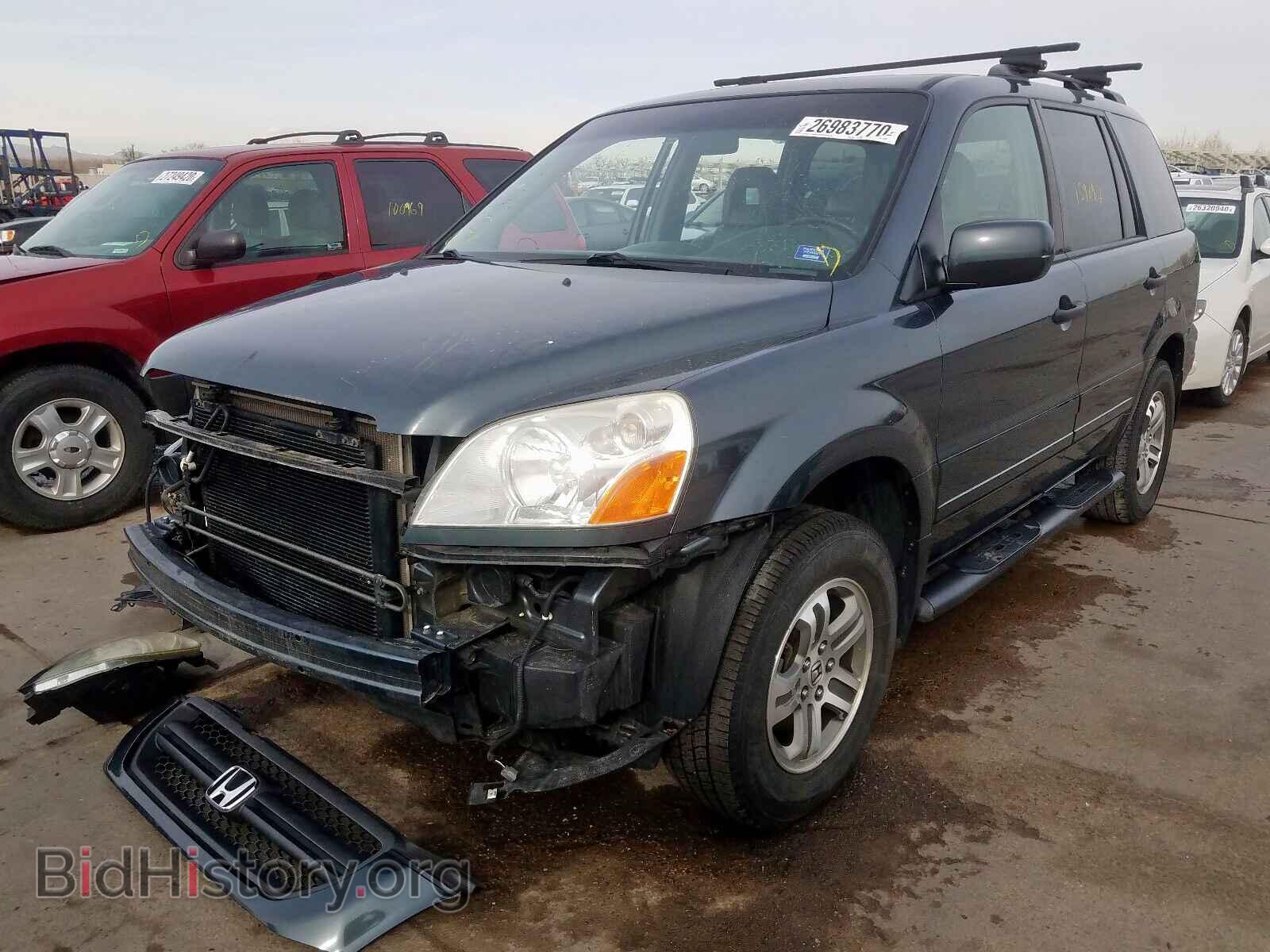 2005 HONDA PILOT - VIN: 5FNYF18585B059281 - Фото 2