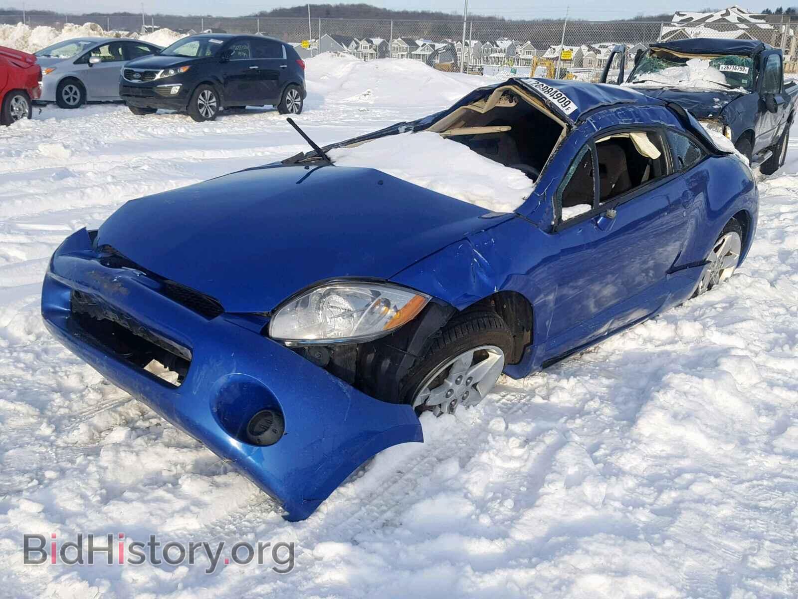 2006 MITSUBISHI ECLIPSE - VIN: 4A3AK24F36E037075 - Фото 2