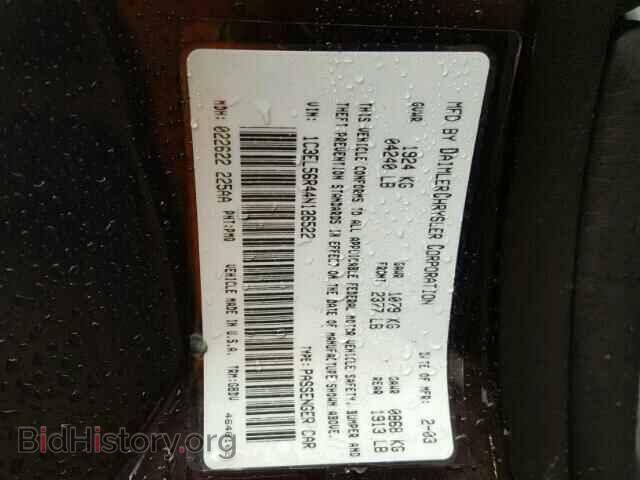 2004 CHRYSLER SEBRING - VIN: 1C3EL56R44N126522 - Фото 10