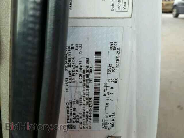 2003 FORD ECONOLINE - VIN: 1FTRE14243HB74508 - Фото 10