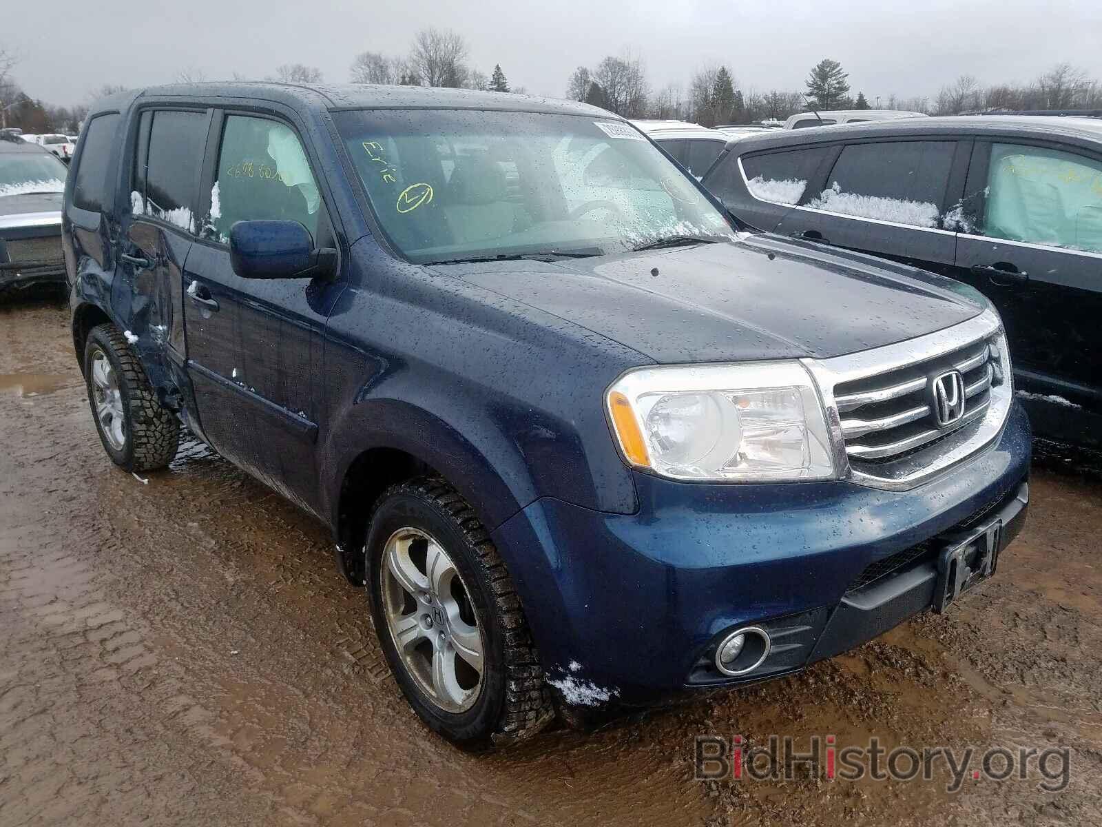 Photo 5FNYF4H40CB050659 - HONDA PILOT EX 2012