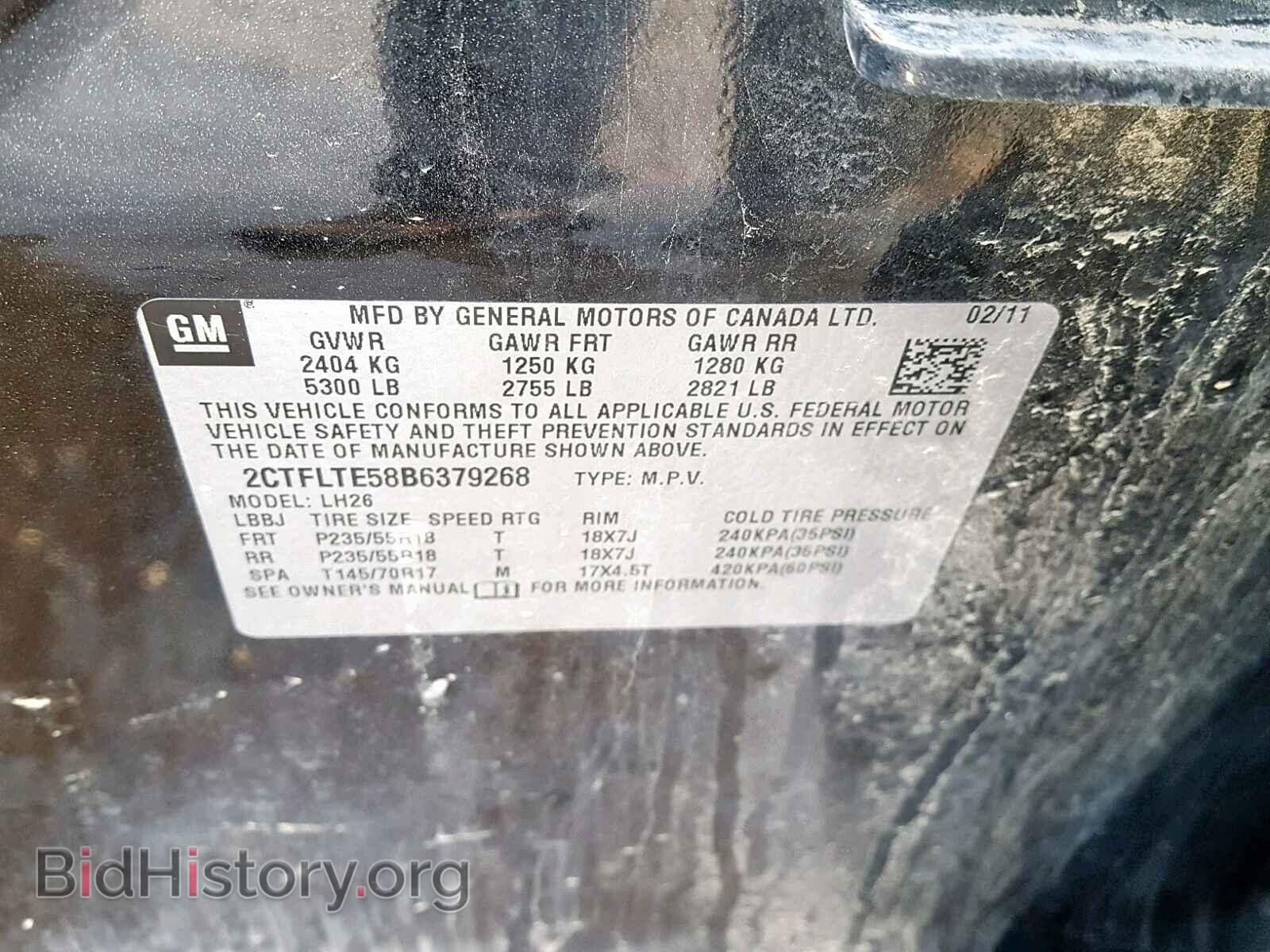 2011 GMC TERRAIN SL - VIN: 2CTFLTE58B6379268 - Photo 10