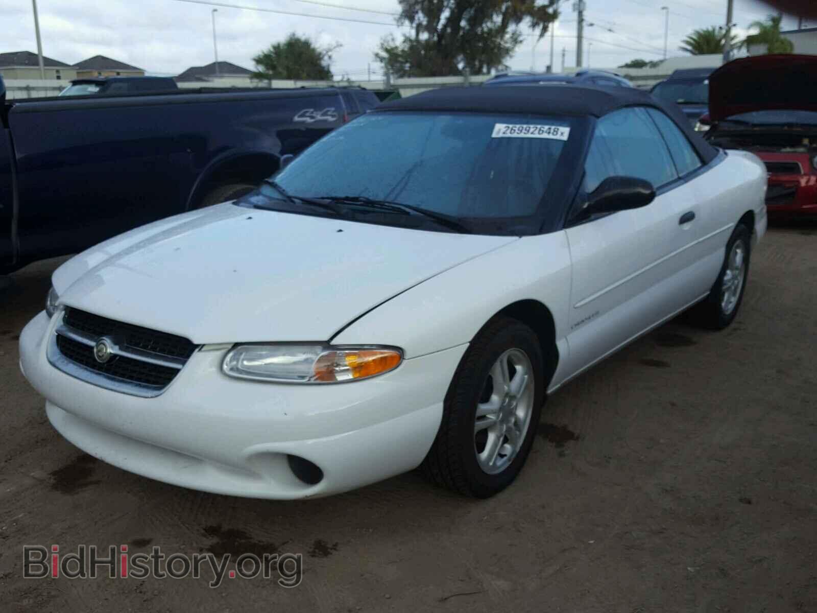 1998 CHRYSLER SEBRING - VIN: 3C3EL45H4WT302135 - Фото 2