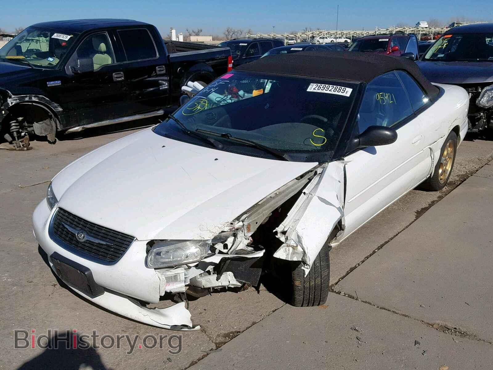 1999 CHRYSLER SEBRING - VIN: 3C3EL55H1XT574553 - Фото 2