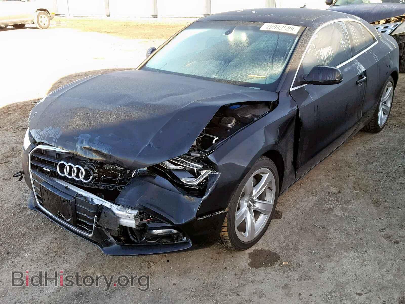 2014 AUDI A5 PREMIUM - VIN: WAULFAFR0EA025289 - Фото 2