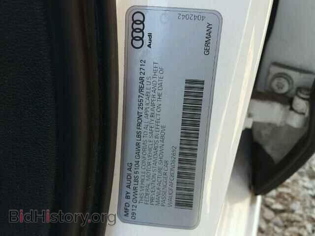 2013 AUDI A6 - VIN: WAUGFAFC8DN062692 - Фото 10