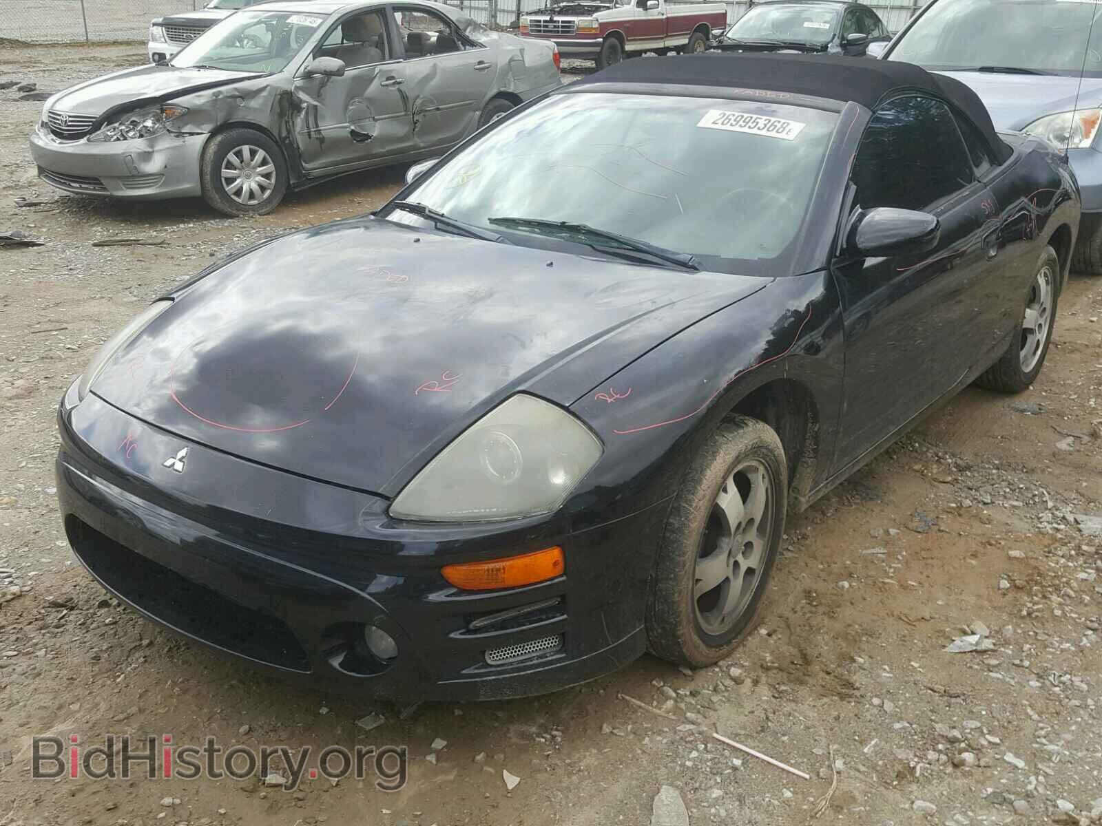 2004 MITSUBISHI ECLIPSE - VIN: 4A3AE45G54E059182 - Фото 2