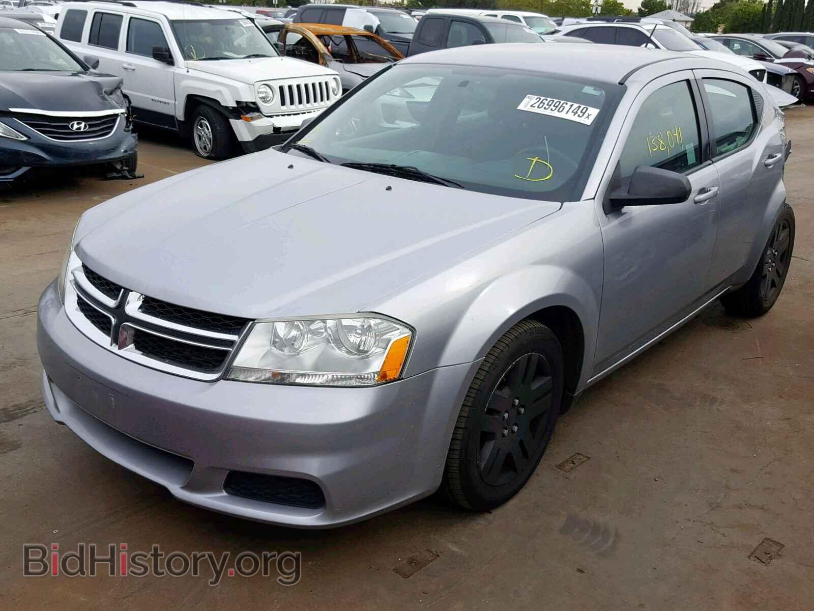 2014 DODGE AVENGER - VIN: 1C3CDZAB0EN143633 - Photo 2
