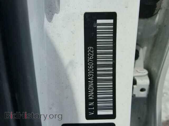2012 KIA RIO - VIN: KNADN4A31C6076229 - Фото 10