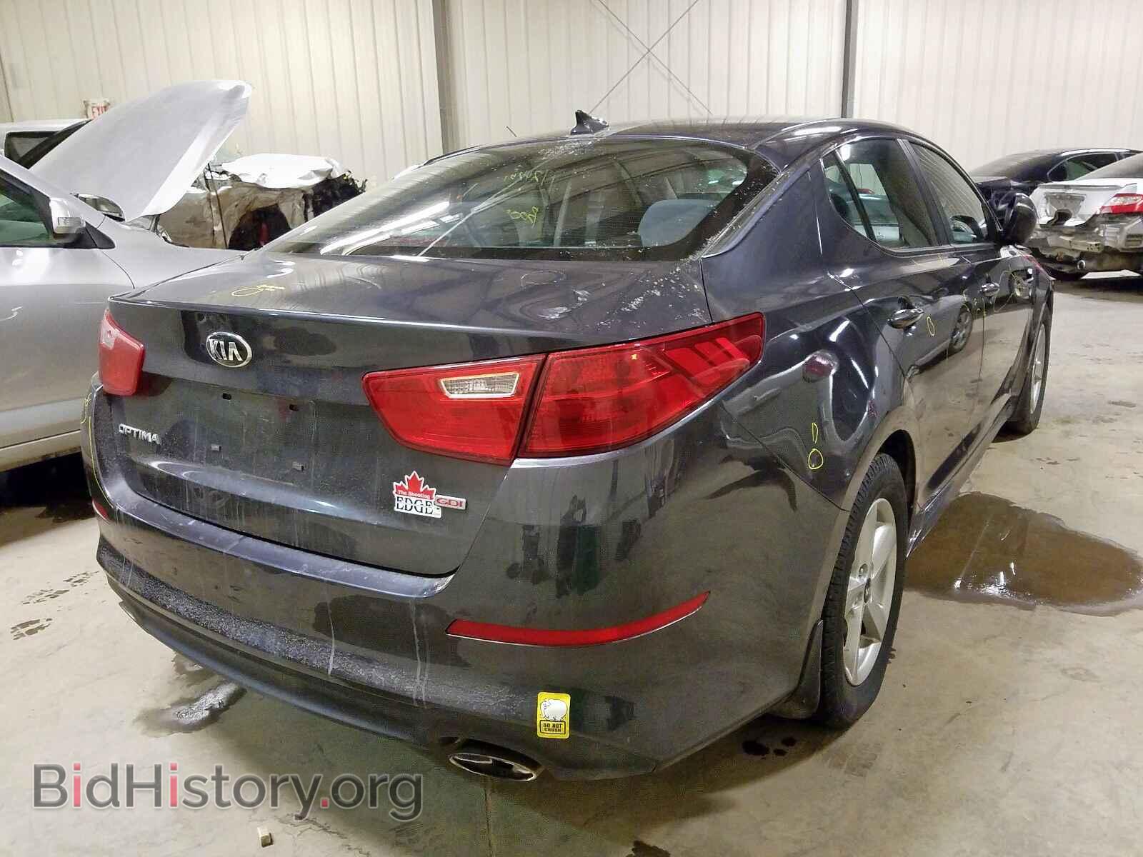 2014 KIA OPTIMA - VIN: KNAGM4A71E5485326 - Фото 4