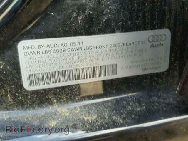 2012 AUDI A4 - VIN: WAUDFAFLXCN000194 - Фото 10