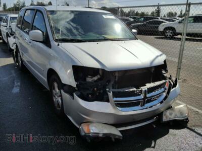 2011 Dodge CARAVAN Grand Cara, серебристый — VIN 2D4RN3DG5BR668700, Copart