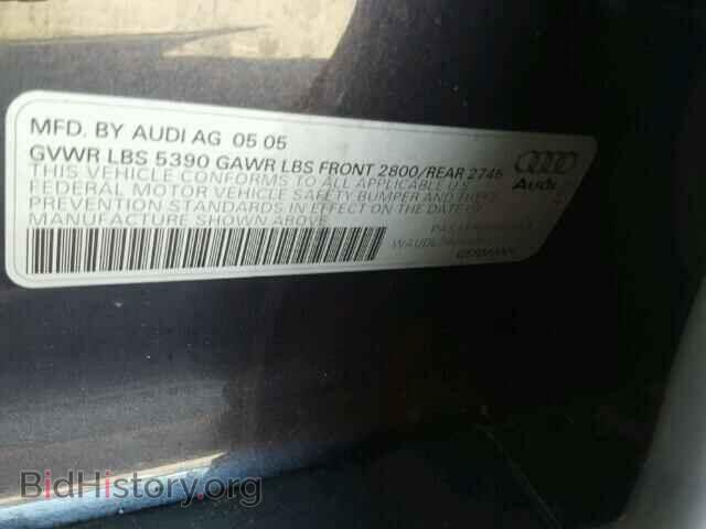 2006 AUDI A6 - VIN: WAUDL74F66N021525 - Фото 10
