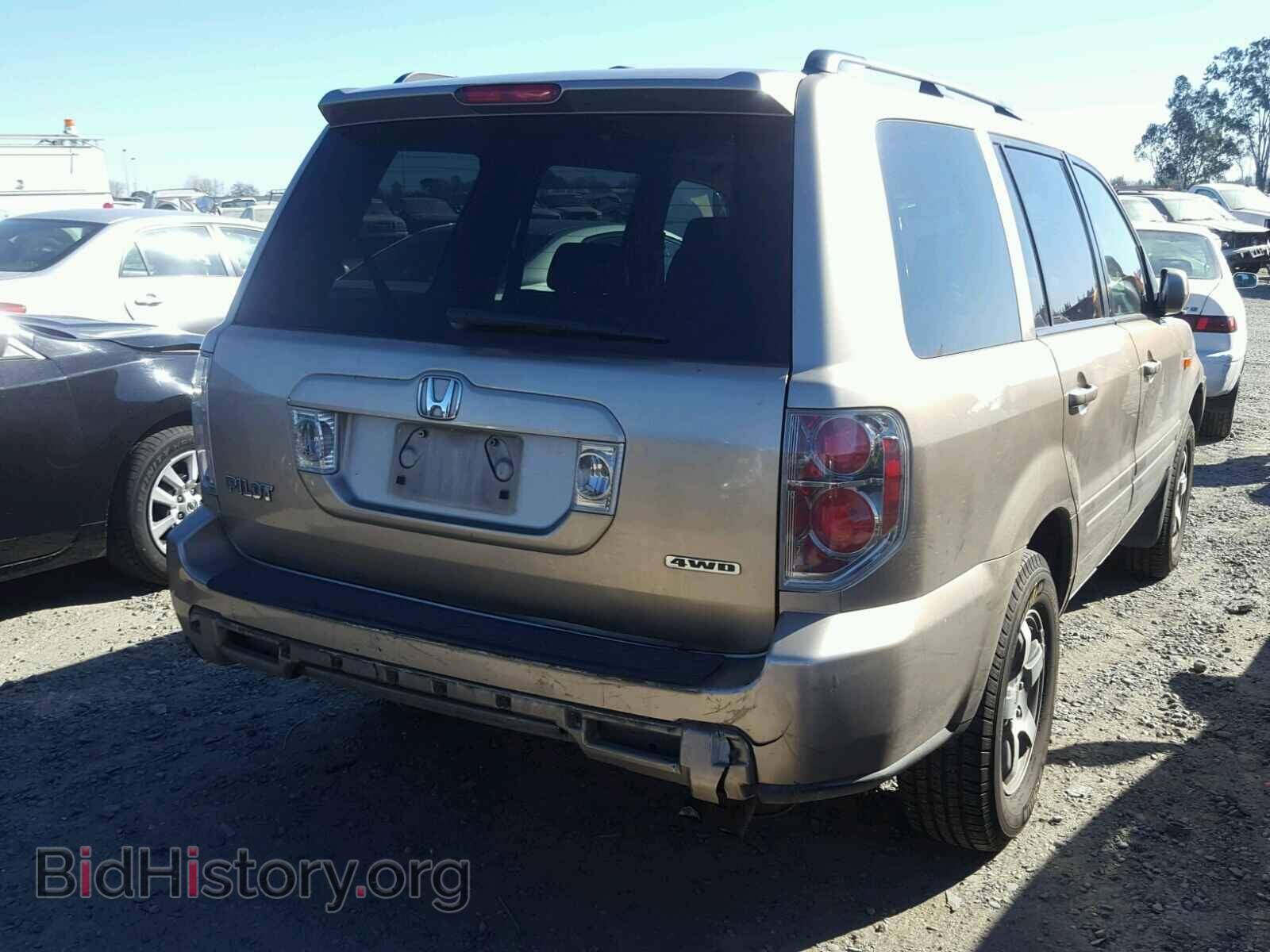 2007 HONDA PILOT - VIN: 2HKYF18667H530566 - Фото 4
