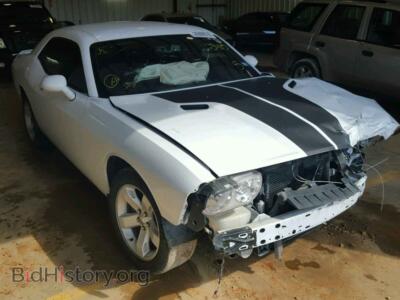 2014 Dodge CHALLENGER, белый — VIN 2C3CDYAG7EH293415, Copart