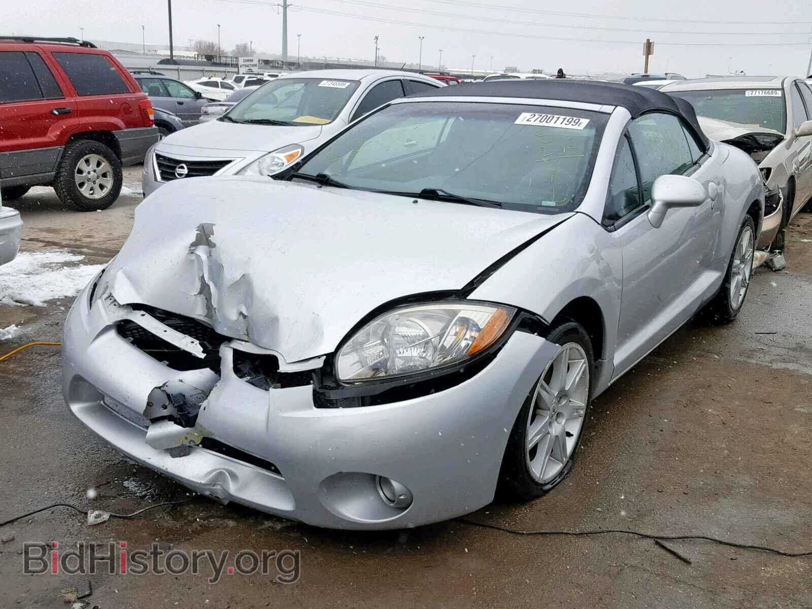 2007 MITSUBISHI ECLIPSE - VIN: 4A3AL35T47E001484 - Фото 2