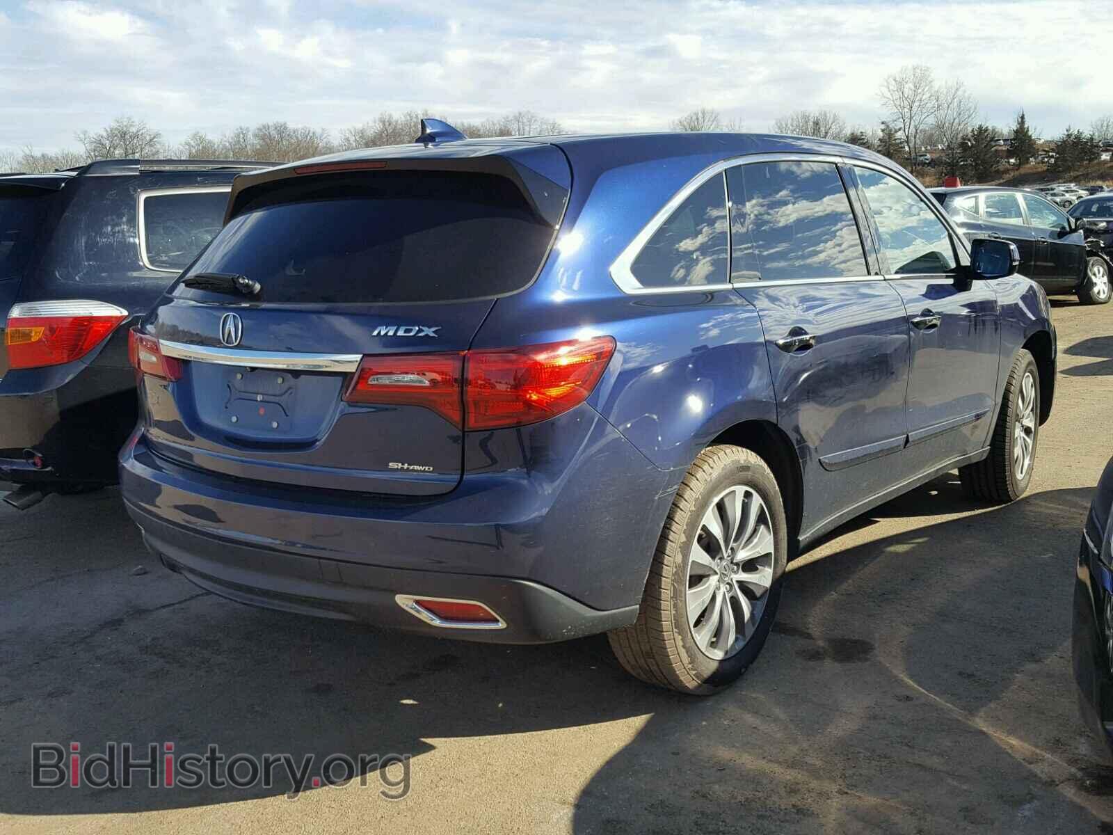 2014 ACURA MDX - VIN: 5FRYD4H42EB007660 - Фото 4
