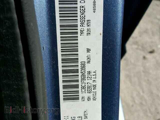 2011 CHRYSLER 200 - VIN: 1C3BC1FB6BN539683 - Фото 10