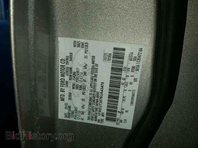 2006 FORD EXPLORER - VIN: 1FMEU73876UA43476 - Фото 10