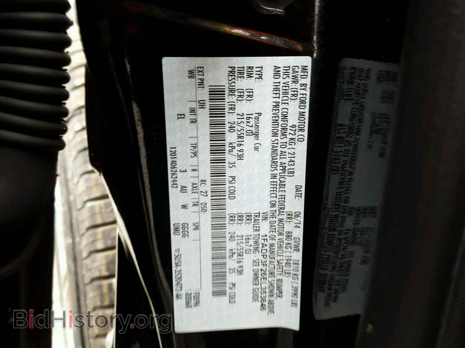 2014 FORD FOCUS - VIN: 1FADP3F26EL353846 - Photo 10
