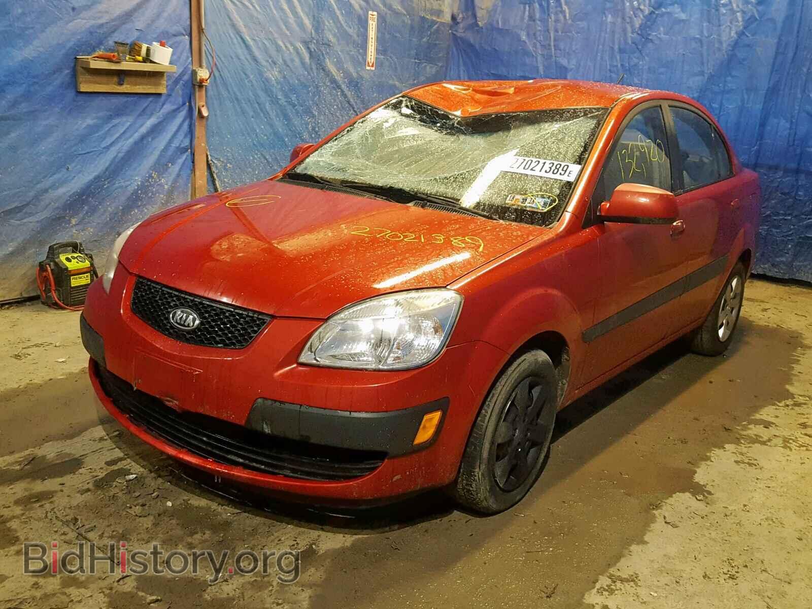 2008 KIA RIO BASE - VIN: KNADE123X86319461 - Фото 2