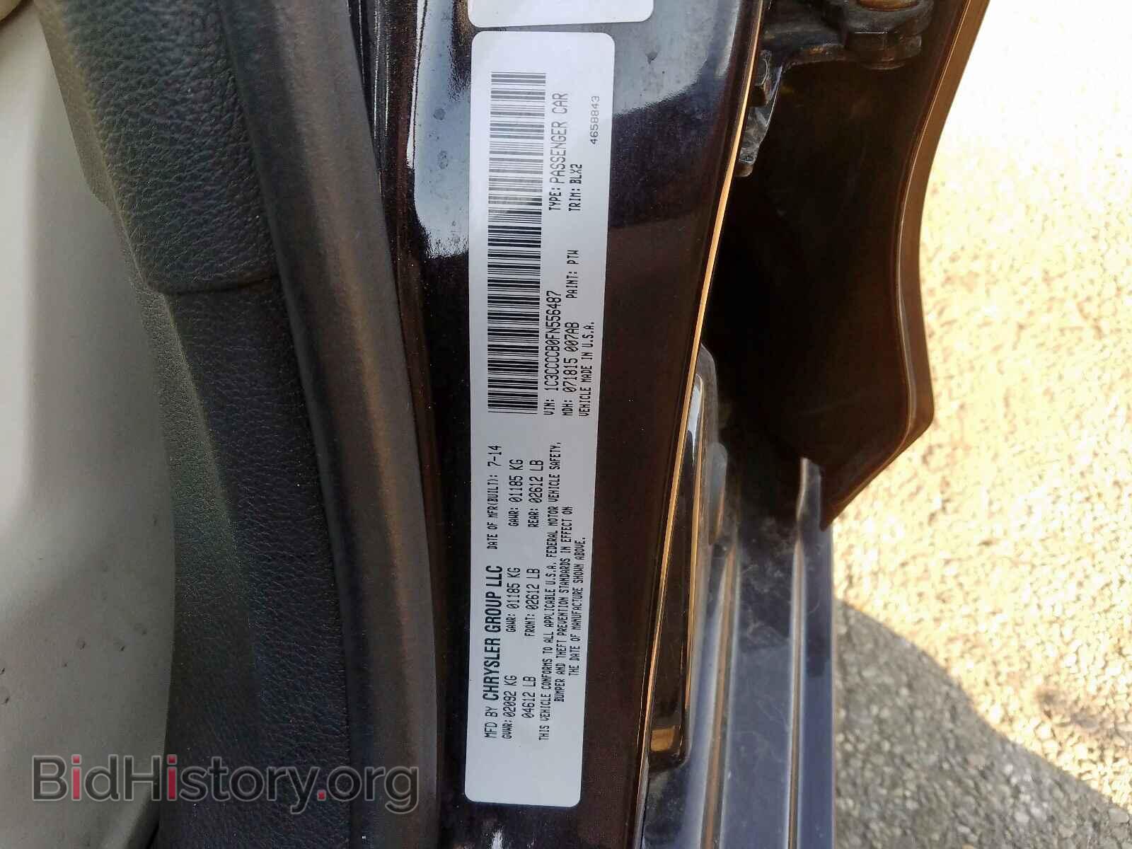 2015 CHRYSLER 200 - VIN: 1C3CCCCB0FN556487 - Photo 10