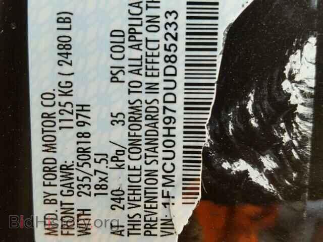 2013 FORD ESCAPE - VIN: 1FMCU0H97DUD85233 - Фото 10
