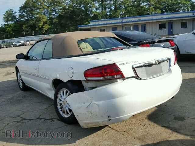 2002 CHRYSLER SEBRING - VIN: 1C3EL55R72N130689 - Фото 3