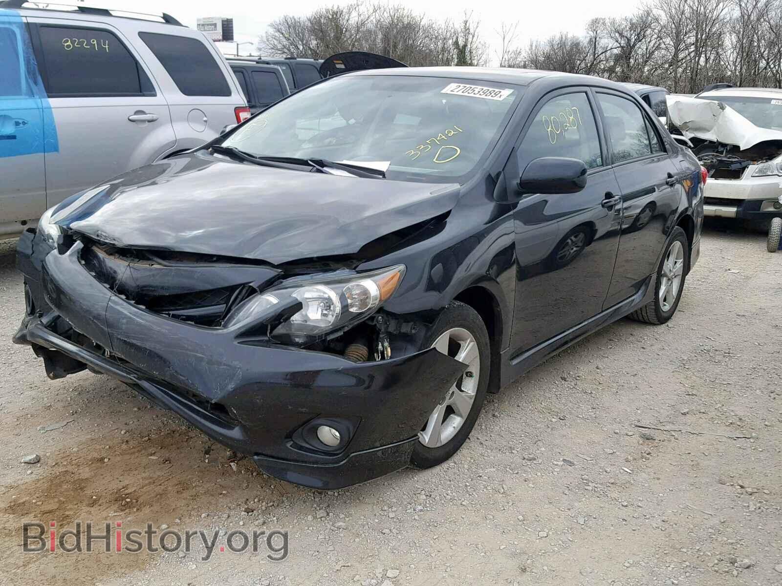 2012 TOYOTA COROLLA BA - VIN: 2T1BU4EE6CC837421 - Фото 2