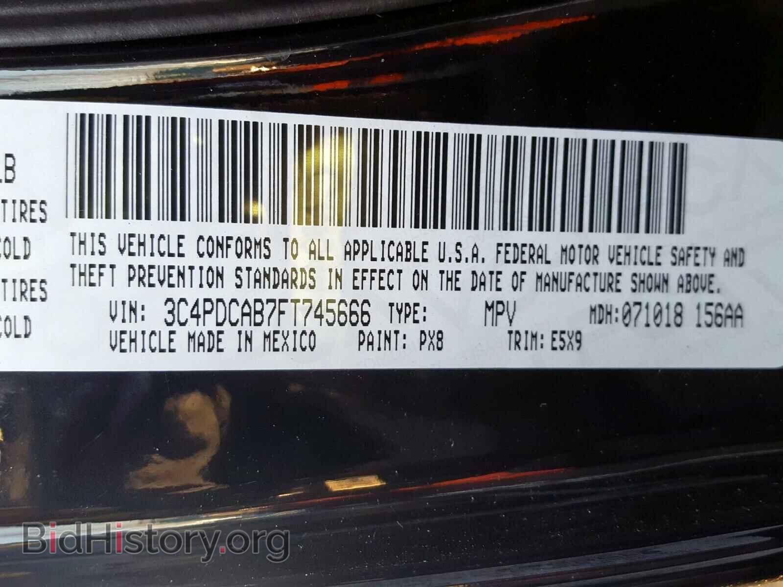 2015 DODGE JOURNEY - VIN: 3C4PDCAB7FT745666 - Photo 10