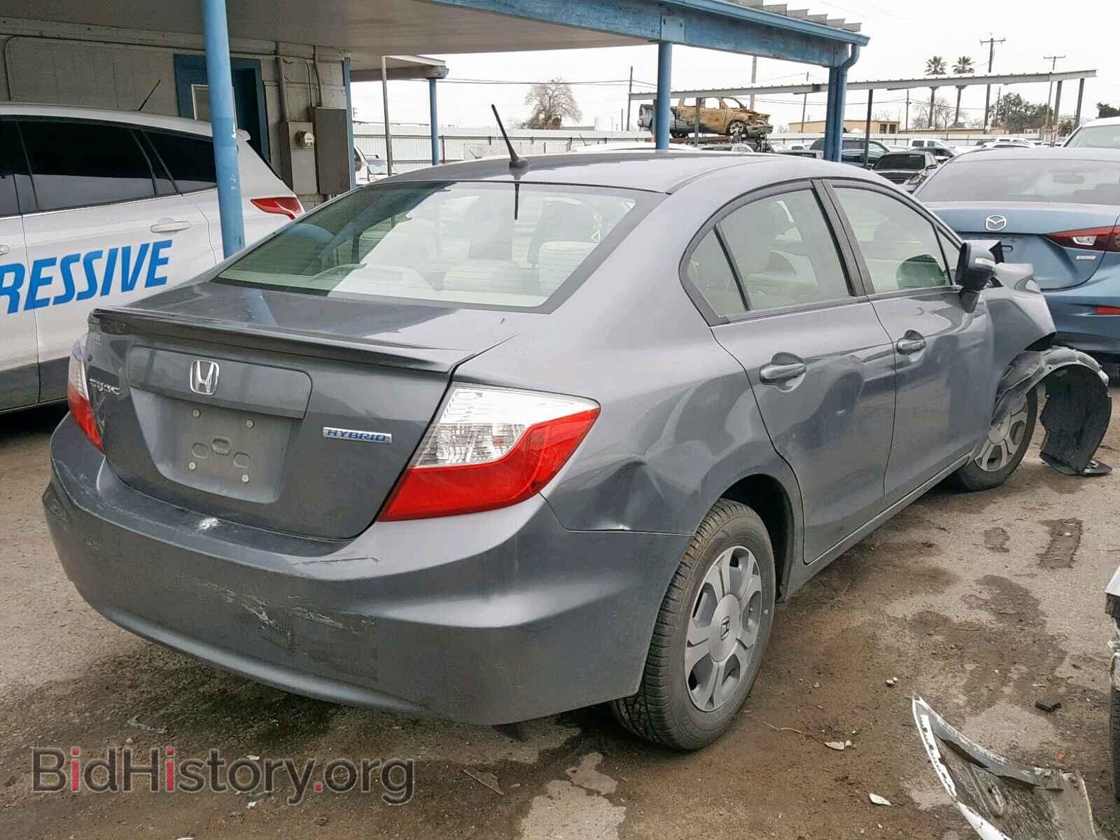 2012 HONDA CIVIC - VIN: JHMFB4F23CS009304 - Photo 4