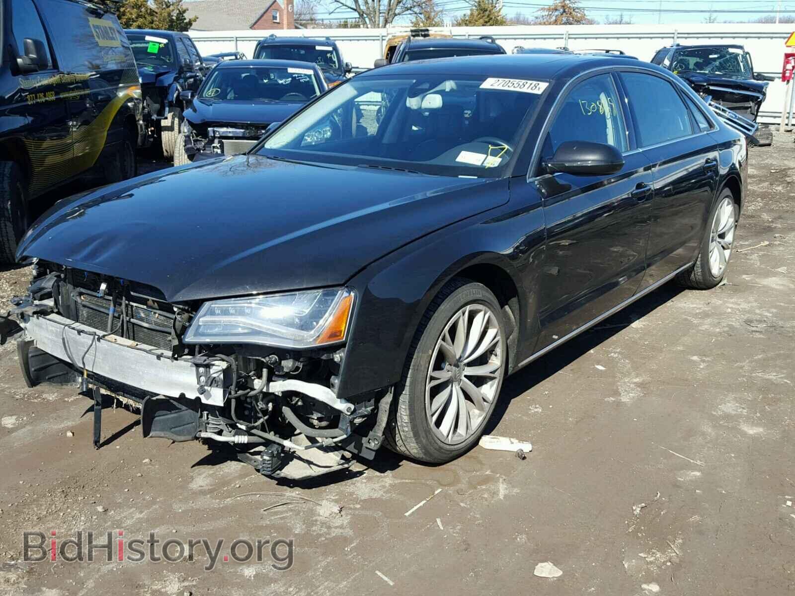 2011 AUDI A8 - VIN: WAURVAFD9BN027192 - Фото 2