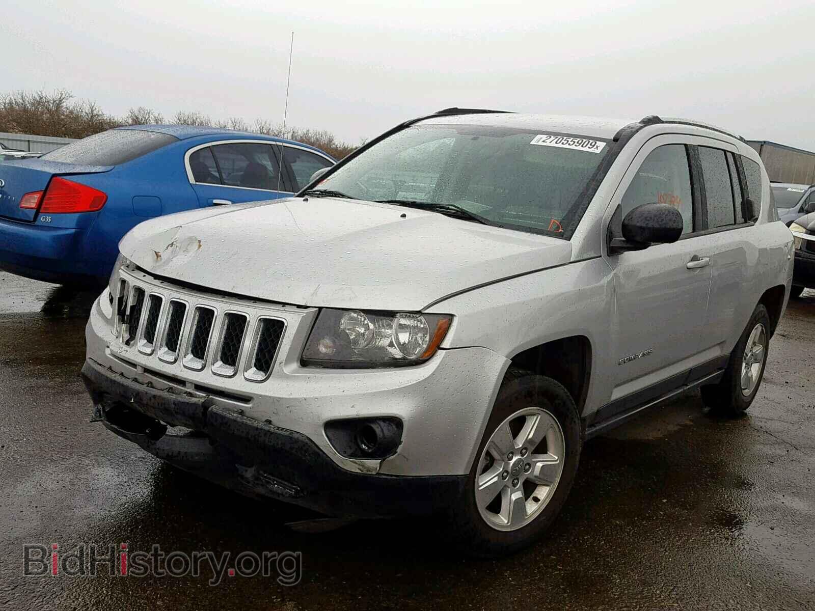 2014 JEEP COMPASS SP - VIN: 1C4NJCBA6ED595012 - Фото 2