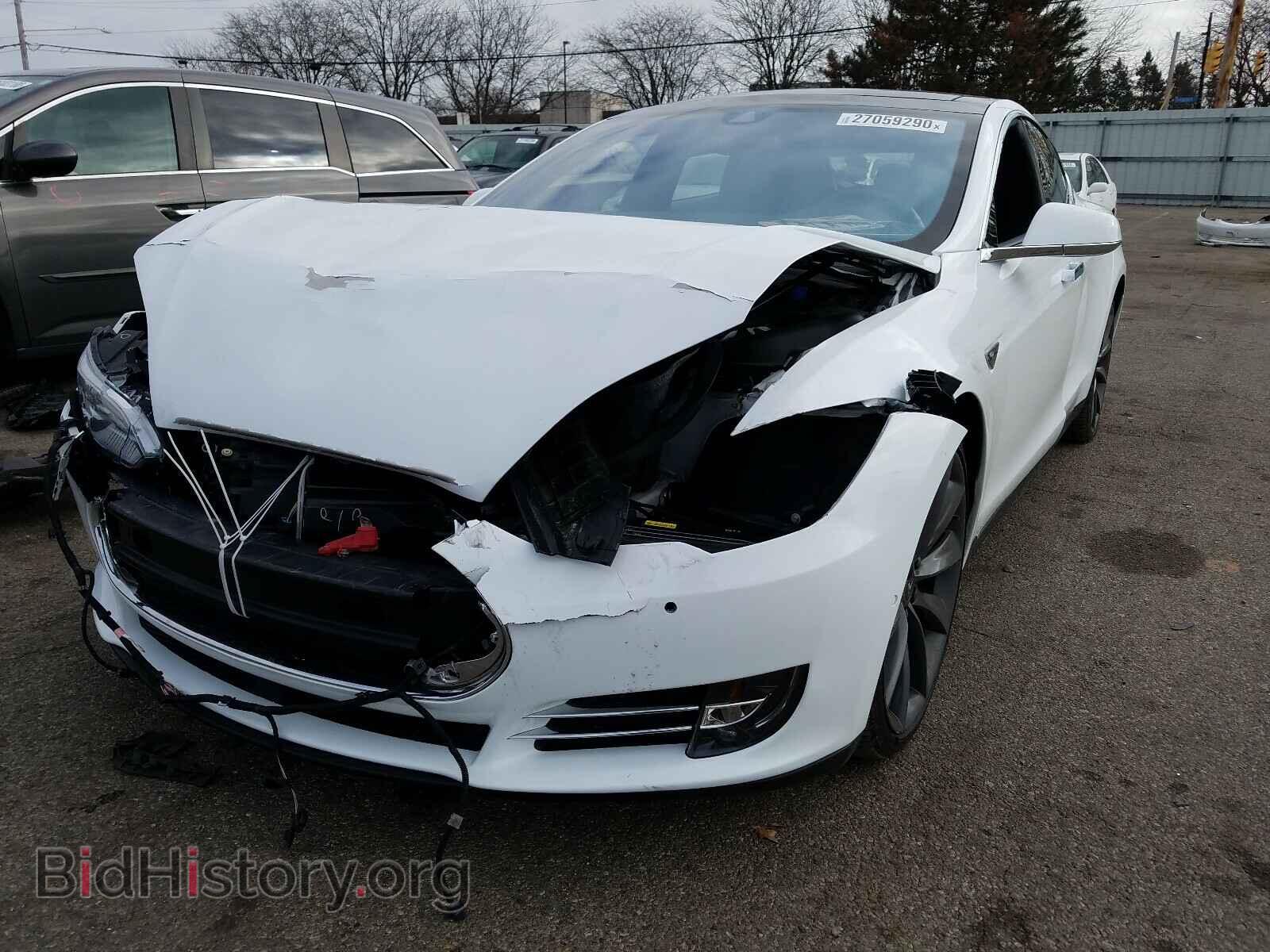 2015 TESLA MODEL S - VIN: 5YJSA1H26FF081078 - Фото 2