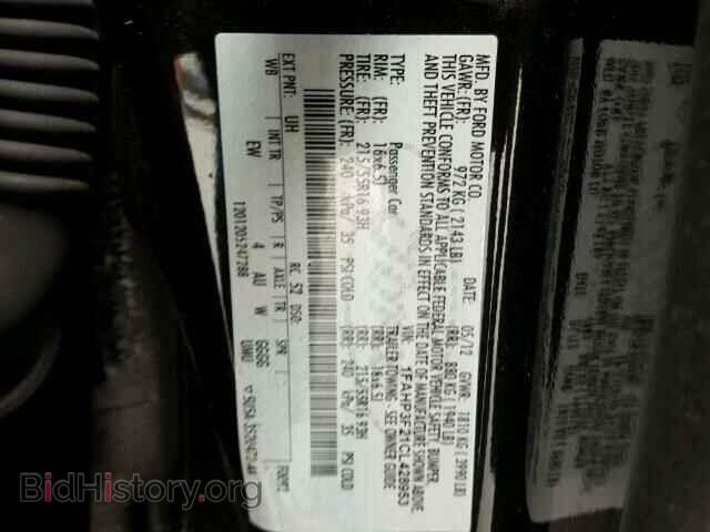 2012 FORD FOCUS - VIN: 1FAHP3F21CL428953 - Photo 10
