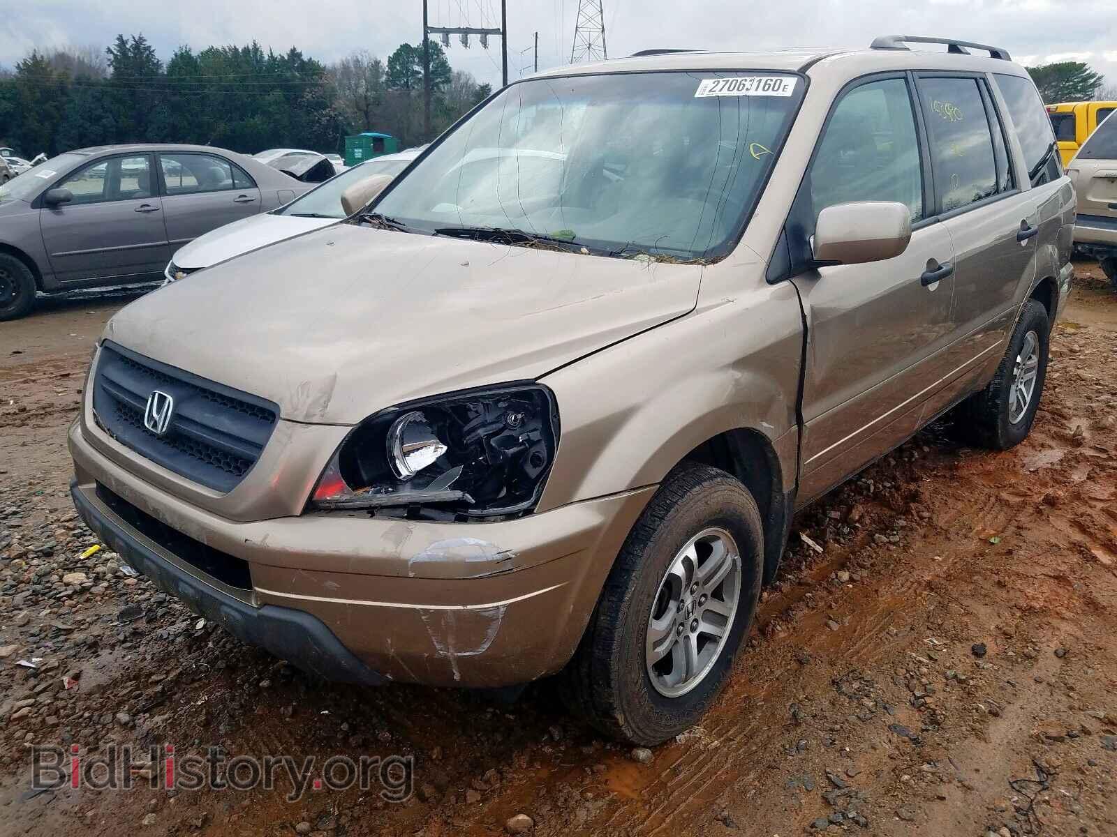 2005 HONDA PILOT - VIN: 5FNYF18525B017527 - Фото 2