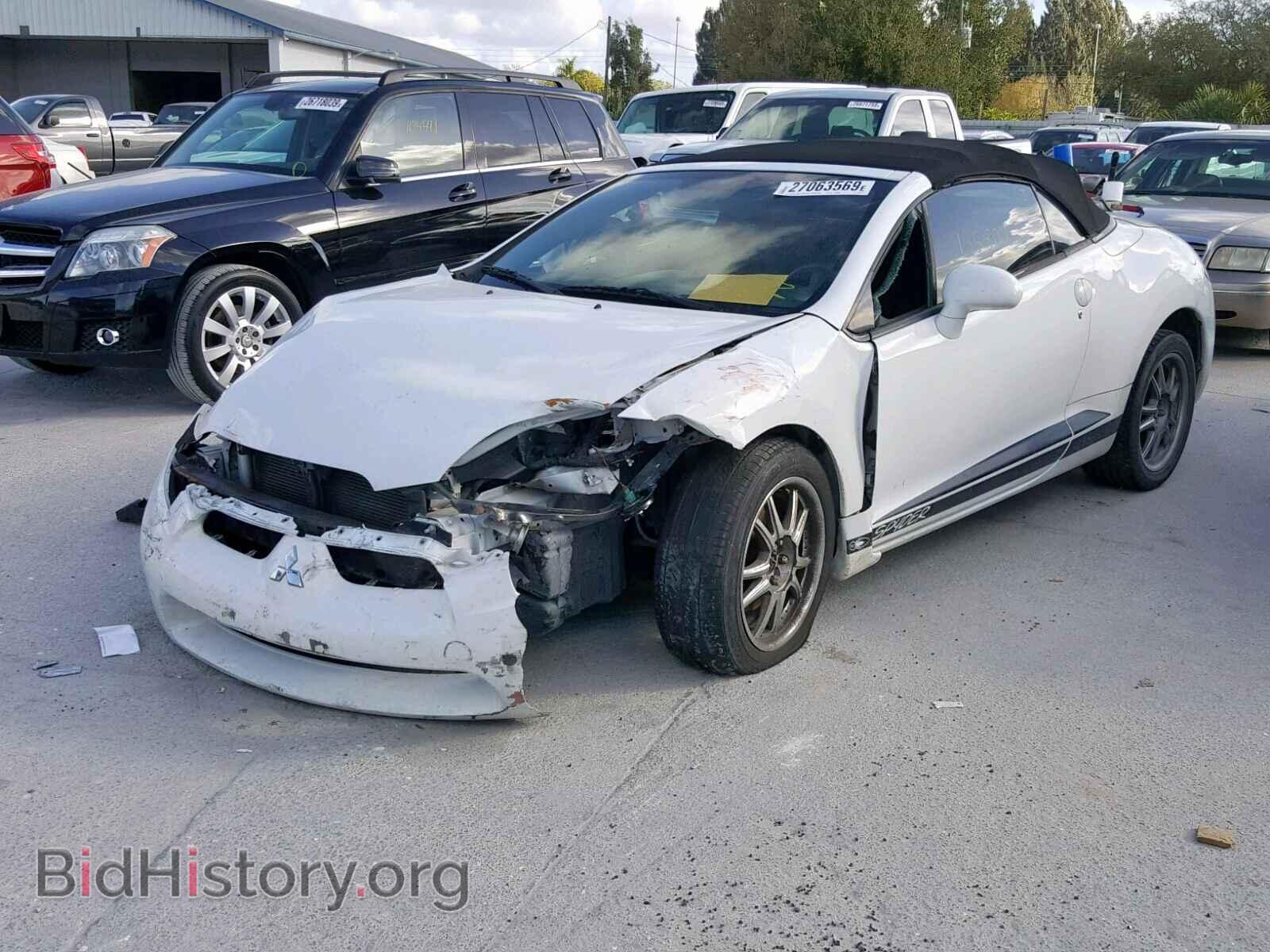 2008 MITSUBISHI ECLIPSE - VIN: 4A3AL25F38E039715 - Фото 2