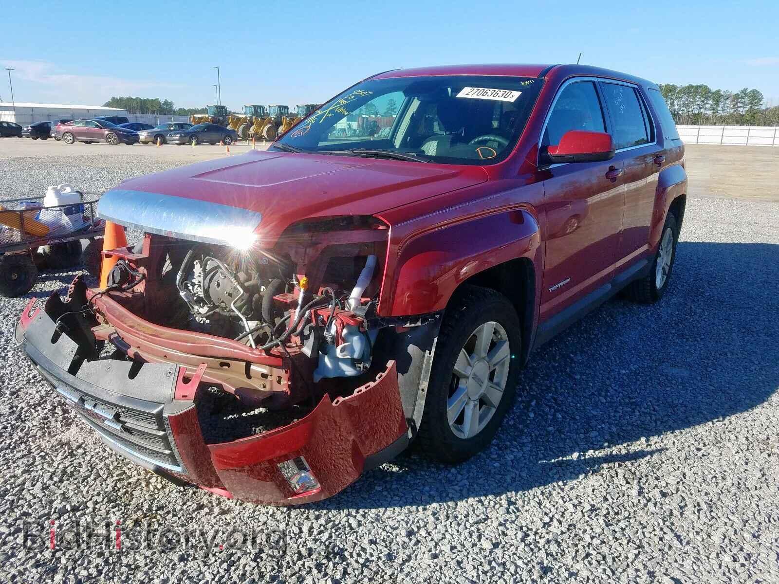 2013 GMC TERRAIN - VIN: 2GKALMEK7D6373745 - Фото 2