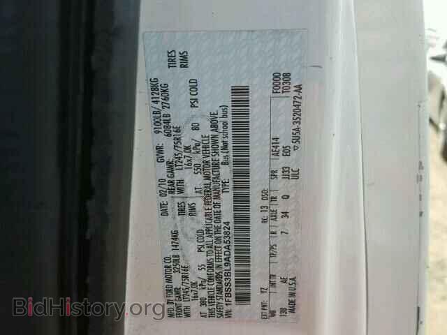 2010 FORD ECONOLINE - VIN: 1FBSS3BL9ADA53824 - Фото 10